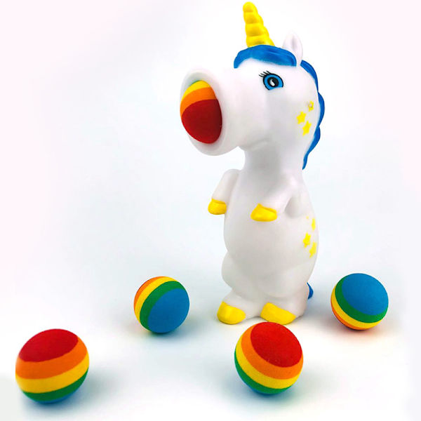 Sarjakuva Yksisarvinen Puristus Ampua Pallo Lapset Fidget Lelut Hauska Pop Ou