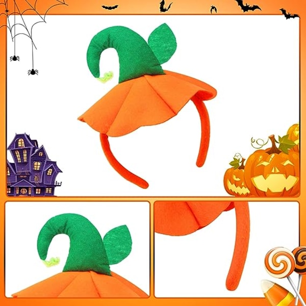 Halloween Gresskar Hodebånd Halloween Kostyme Gresskar Hodeplagg Color2