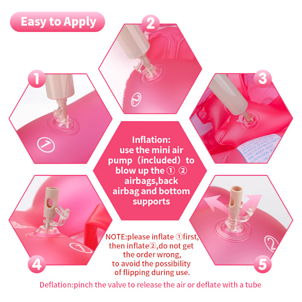 Baby Simningsfloat Uppblåsbar Baby Pool Float Ring Nyaste med Solskyddskåpa, Lägg till Svans Ingen Vändning för Ålder 3-36 Månader, RÖD L