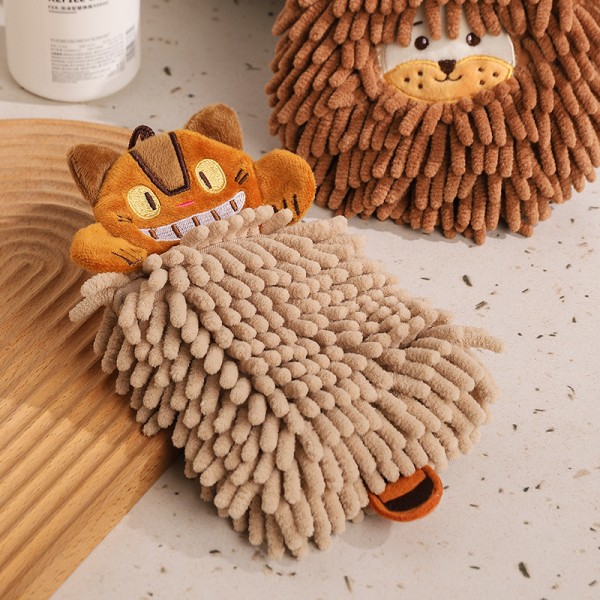 Chenille håndkle med henger, superabsorberende mikrofiber