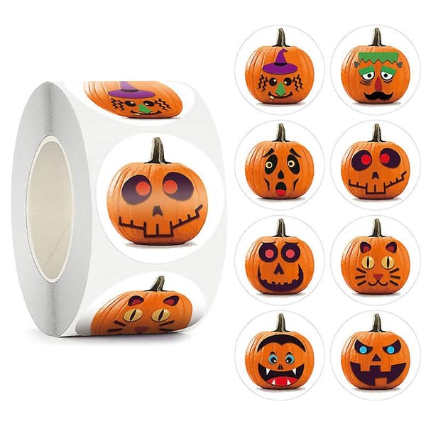 2 kpl Halloween-kurpitsatarroja