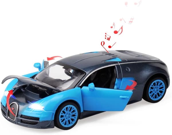 Rabatterte modellbiler, 1:32 Bugatti Veyron legering diecastbiler med