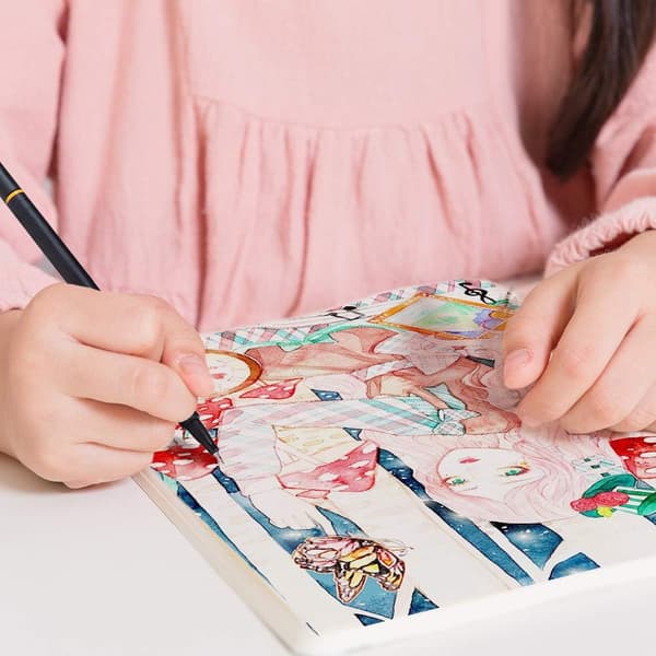 Fargede fineliner-tusjer, tegnepenner 36pcs