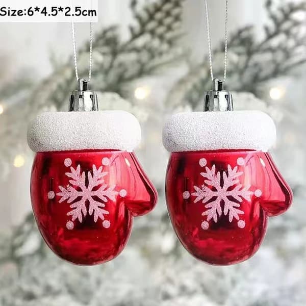 2 stk julepynt Kreative ornamenter Julepynt