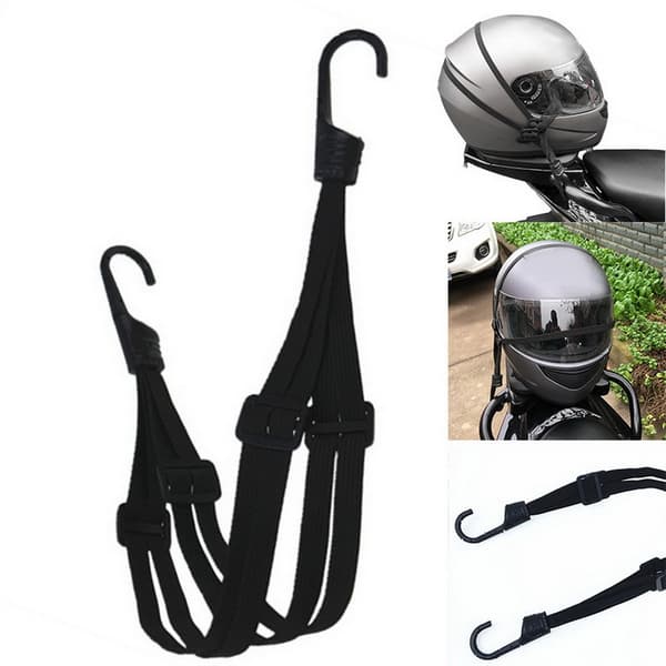 Sort Elastisk Bagagebærer, 60cm Elastisk Bagagerem & 60cm