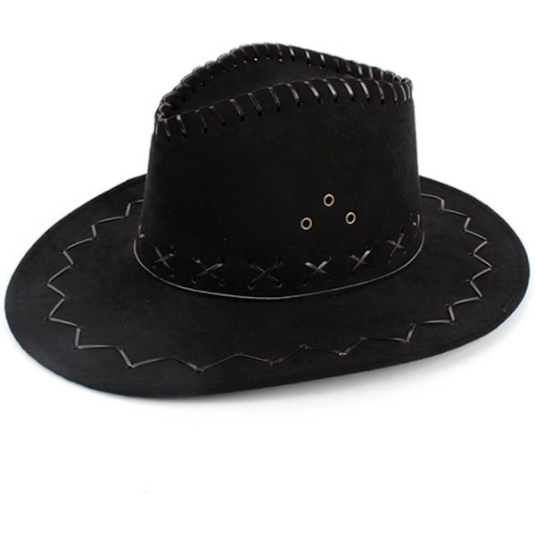 Ritarin hattu Mongolian Prairie Hat (musta)