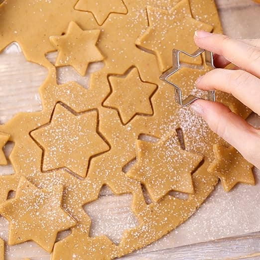 Sett med 20 kakeform, rustfritt stål kakeform, kake