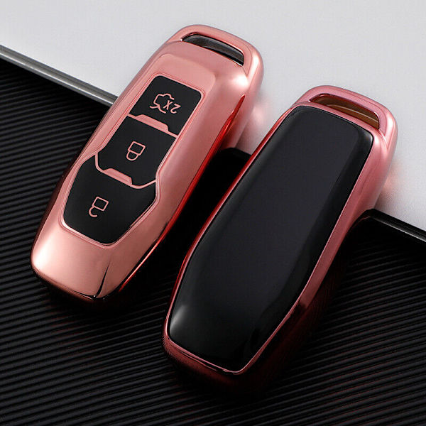 Til Ford Edge Taurus Explorer Mustang Mondeo Soft TPU Nøgle Fob Ca