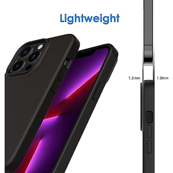 Fodral för iPhone 13 Pro 6.1\" med mjukt foder av fibertyg