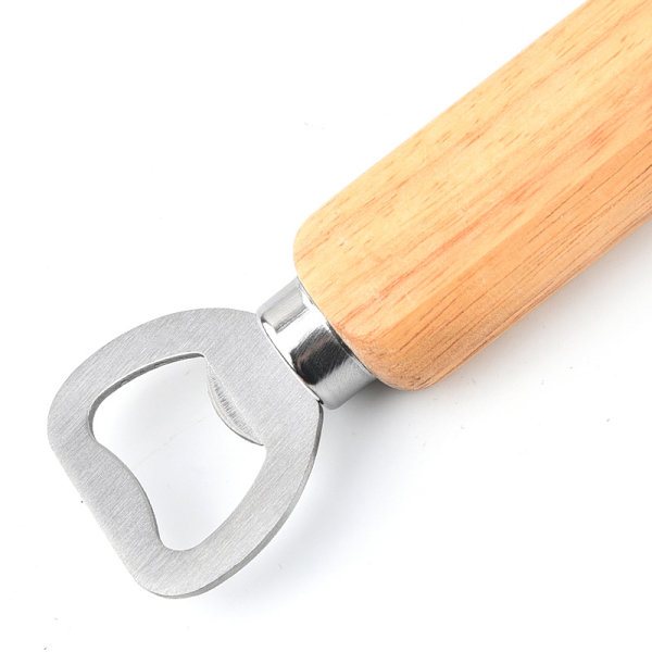2 stk. Heavy Duty rustfrit stål flad flaskeåbner