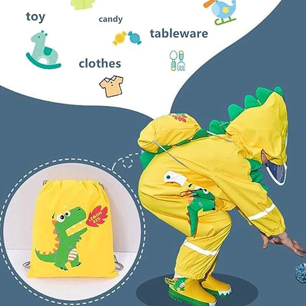 1 pakkaus, poikien sadetakki 3D lasten sadetakki All in One Cute PVC