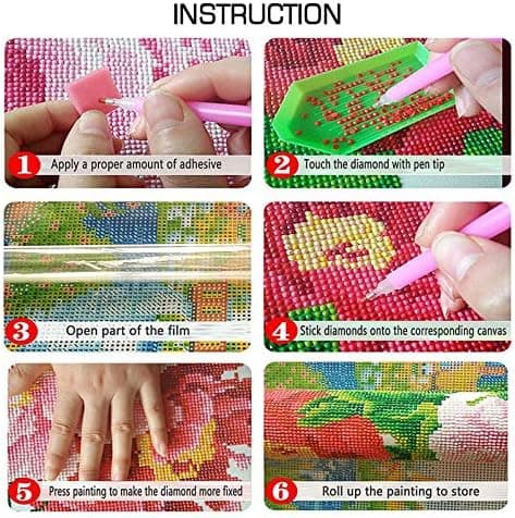 5D DIY Diamantmaleri, Sort Pige Animation Sommerfugl, Fuld Ro