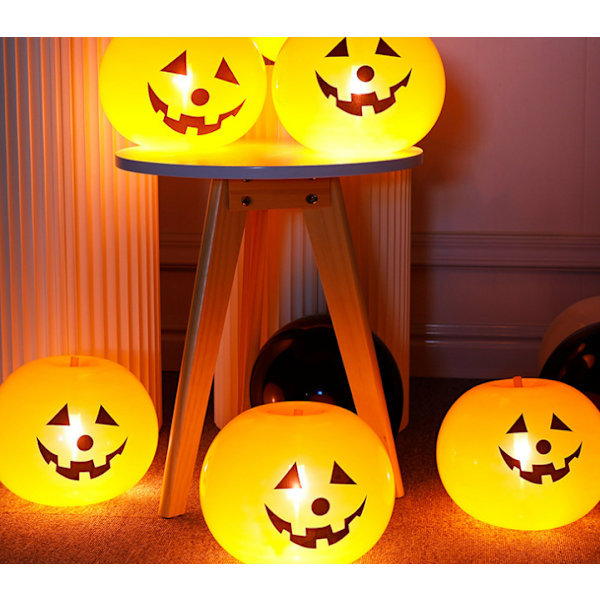10 Halloween Gresskar Ballonger Rask Fyll Gresskar Spøkelsesfestival