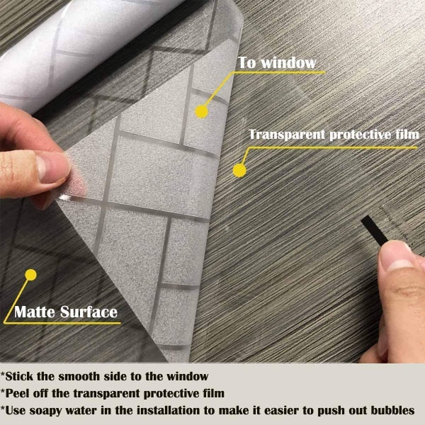 Vindue Film Privatlivsbeskyttelse Elektrostatisk Film Anti-UV Selvb