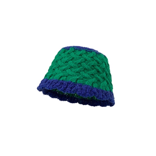 Small Crowd Contrast Color/Twist Color Matching Cold Hat Flowerp