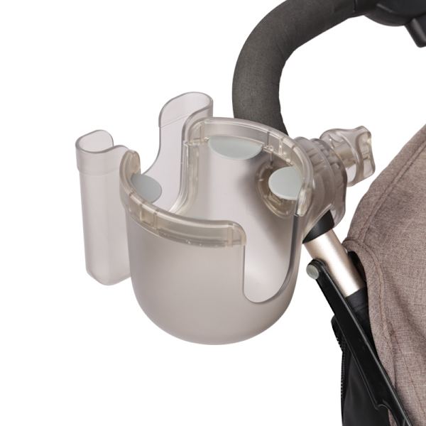 Barnevogn koppholder, med mobiltelefonholder, sykkel koppholder, 2 i 1