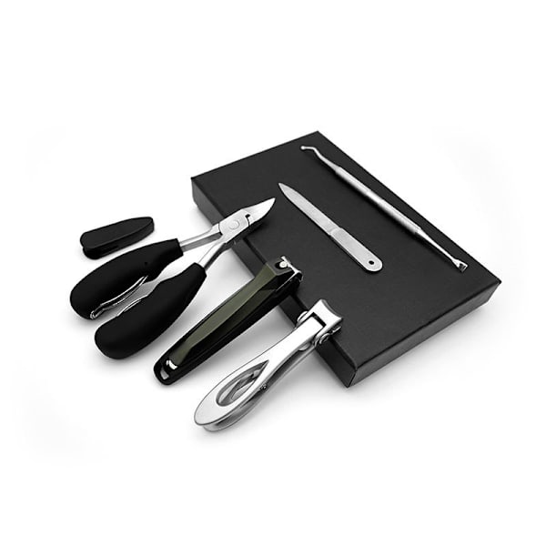 Stort set nagelklippare, 5-pack skarpa naglar och nagelklippare