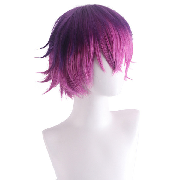 vtuber Virtual Host Rainbow Club Uki Violeta cos parykk har blandet c