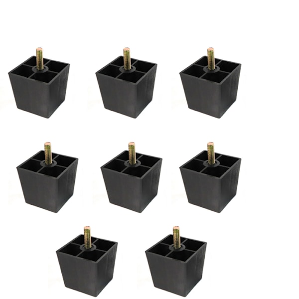 Set med 8 st 5CM fyrkantiga soffben