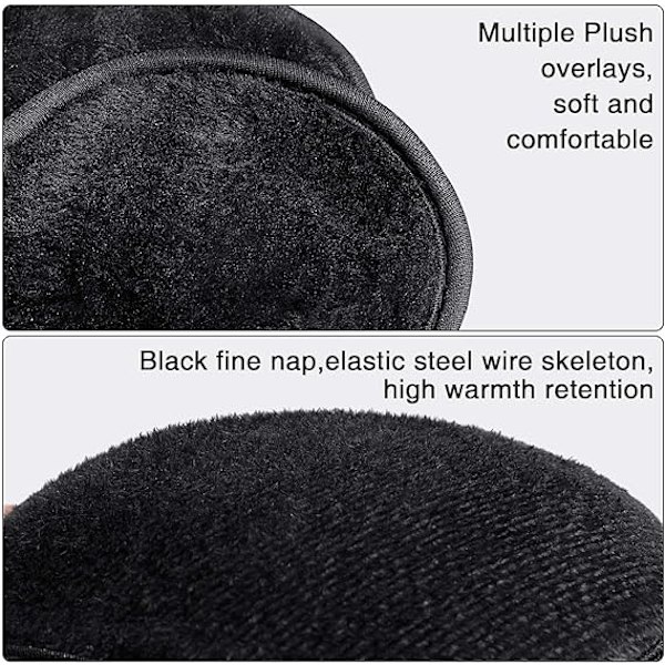 4 talven fleece-korvasuojaa miehille ja naisille