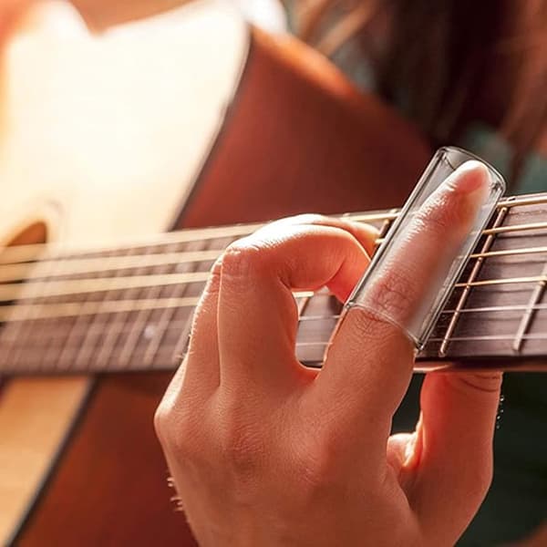 2 stk gitar-slide, gitar-slider smertelindring fingerledd