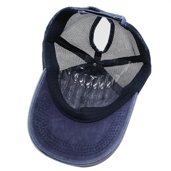 Vaskede Baseball Caps Ponytail Caps Buede Hjørne Caps Mesh Caps