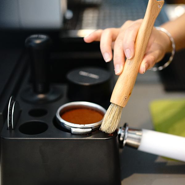 Sæt med 2 kaffekværnsbørste, espressomaskine rengøringsbørste N