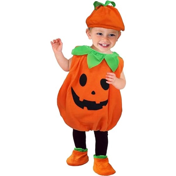 Halloween pumpa kostym för toddler pojkar Baby Party Cosplay Cl