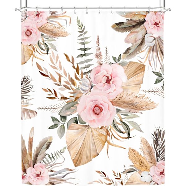Boho Bohemian Rose Blomster Bruseforhæng 59x70.8 Tommer Blush Flow