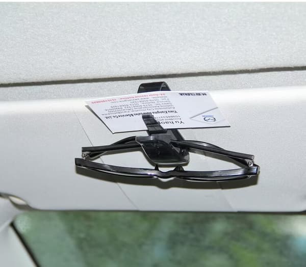 Universal Auto Solskjerm Briller Festeklipsholder for Solbriller