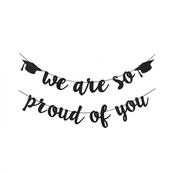 Gratulerer med uteksaminering Vi er så stolte av deg Graduation Par