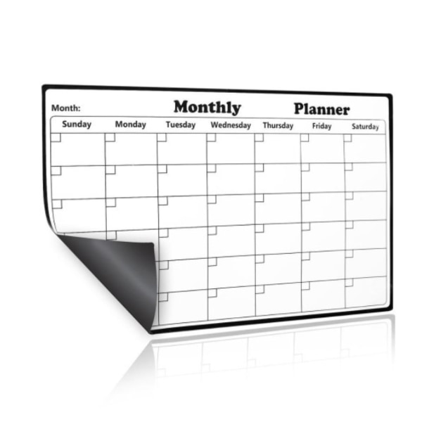 Whiteboard-kalender för kylplanerare