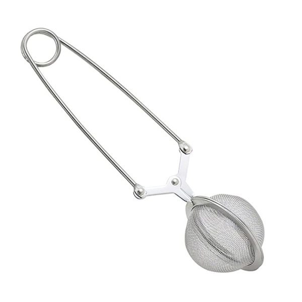 Te-kule i rustfritt stål med håndtak, septum te-filter, te-lekkasje, dr