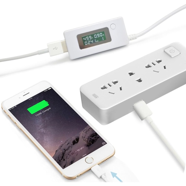 USB-virtamittari, virta- ja jännitetesteri, multimetri, USB-lataus
