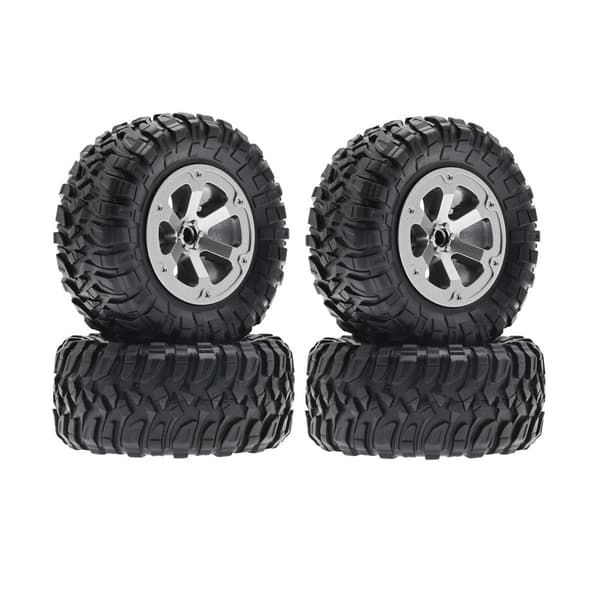 4 stk./sæt RC Crawler-dæk, 1:16 Crawler-dæk, gummidæk RC Ac