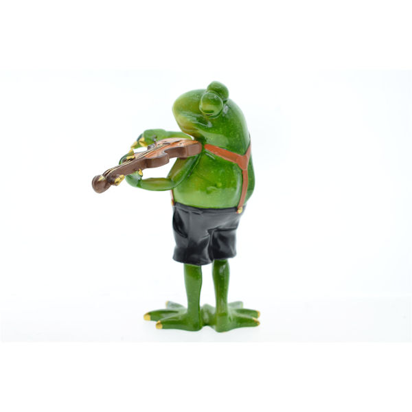 Nordisk Have Hjem Dekoration Violin Frø Festival Baby Resin Cr