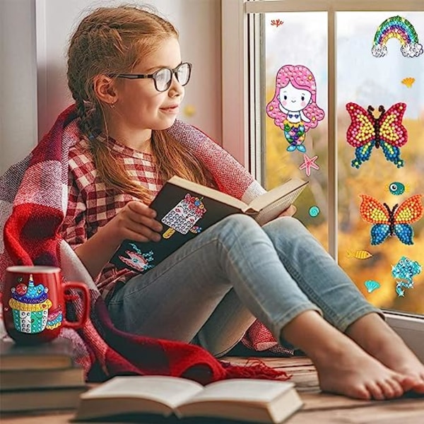 33 kappaletta eläinkuvioisia DIY-timanttitarroja