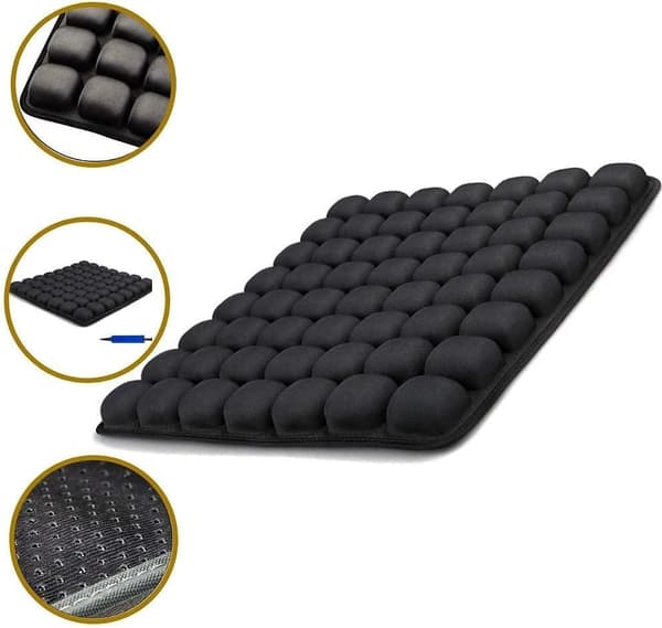 Oppustelig luftpude til bil, ergonomisk sædepude