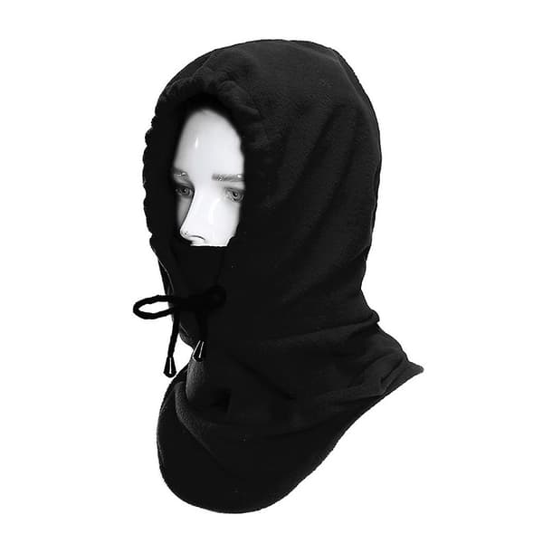 Vinterlue for kvinner varm hette skjerf balaclava termisk genser