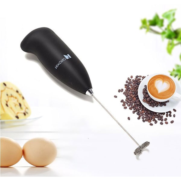Mini håndholdt melkeskummerprodusent skumprodusent Latte Maker El