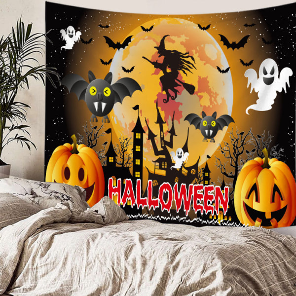 New pumpkin holiday background cloth digital printing tapestry d