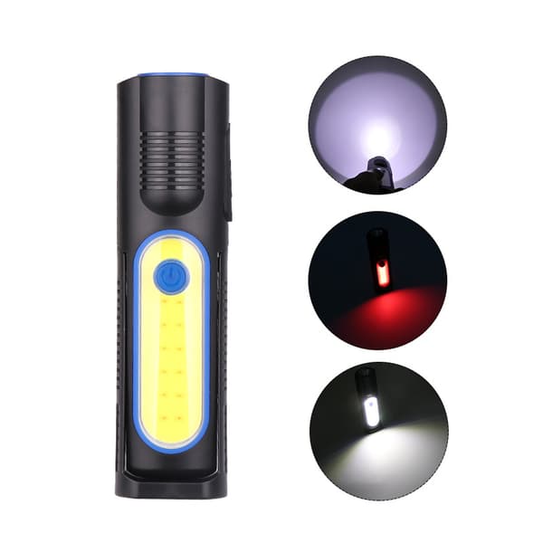 COB kraftig lys ladbare USB I/O vedlikeholdslys justerbar e