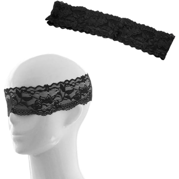 2 stk. Rolleleg Lace Blindfold Sovemaske Voksen Øjenbeskyttelse