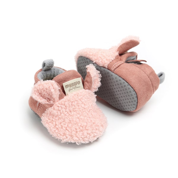 Koselige fleece tøfler for babygutter og jenter