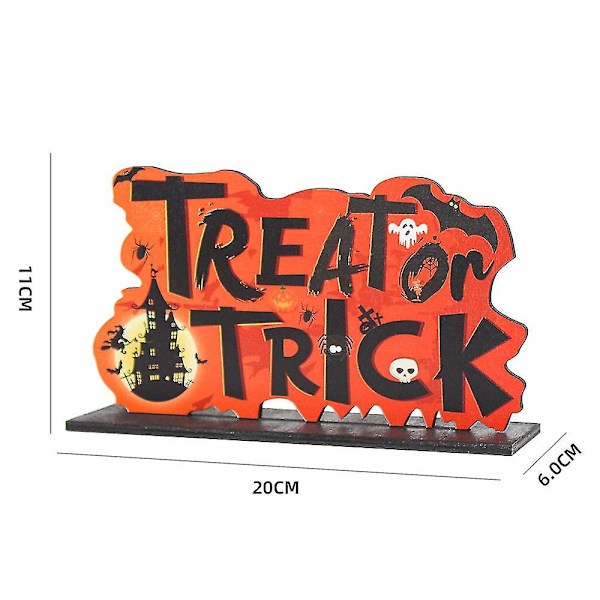 Træ Halloween græskar dekorationer, hjem ferie dekorationer,