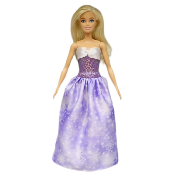 6 st 30cm Barbie mode bröllopsklänningar klänning set