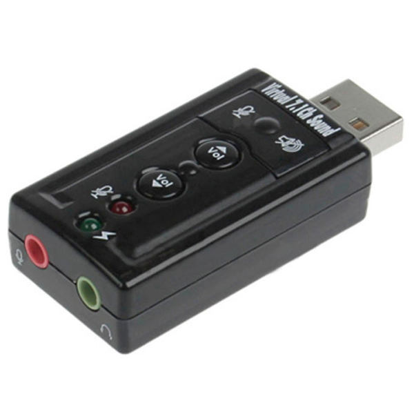 Bærbar computer Desktop USB Ekstern 7.1 Standalone Lydkort Computer A
