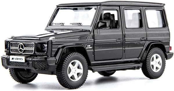 1/36 skala G63 støbt bilmodel, zinklegering G Wagon legetøjsbil til