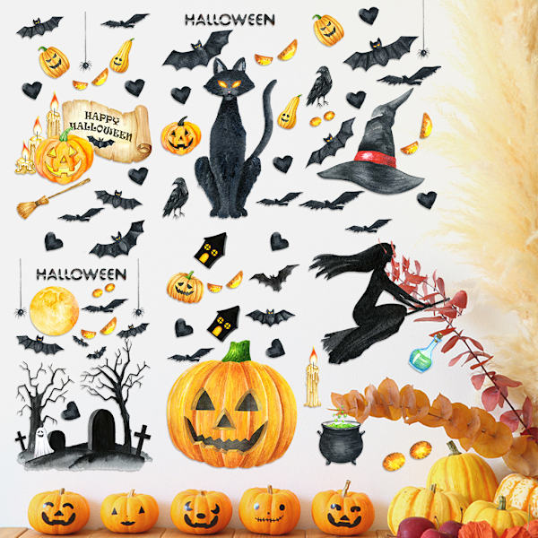 6 kpl Halloween Haunted House -tarra