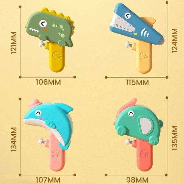 Söta djur vattenpistoler leksakspistol, vattenpistoler vattenpistol leksak, liten